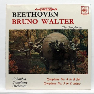 BRUNO WALTER ⸺ BEETHOVEN symphonies nos.3 & 4 ⸺ CBS SBRG72058 UK LP EX++ - Foto 1 di 2