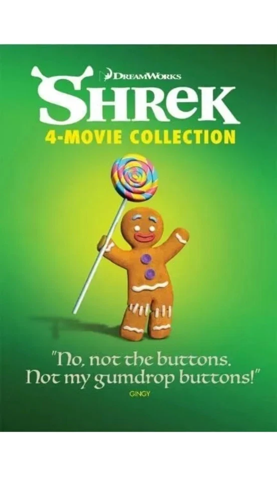 Shrek 1-4 1 2 3 4 Complete Boxset Quadrilogy (DVD) Brand  New Sealed - Image 1 of 2