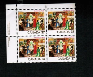 CANADA 1984 PLATE block SALE 37c CHRISTMAS MNH # 1041 LOT 425b - Imagen 1 de 1