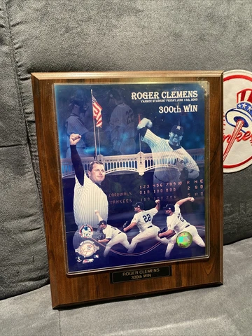 roger clemens 300th win plaque Cover