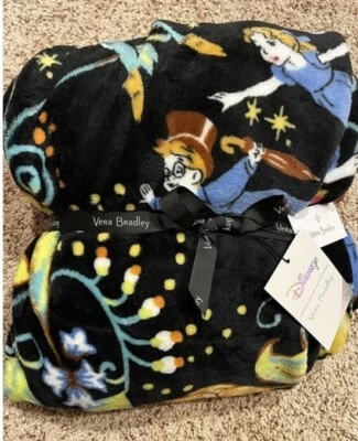 Vera Bradley Disney 100 Classics On The Green Plush Blanket Throw Sealed NWT - Image 1 of 2