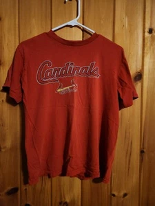 St. Louis Cardinals T Shirt Youth L Red SLT Baseball MLB Genuine Merchandise - Picture 1 of 9