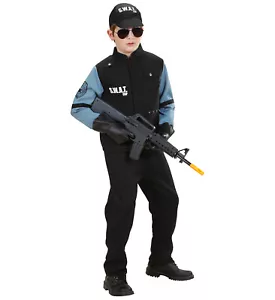 "S.W.A.T." Kostüm Set Polizei Oberteil Hose Basecap Gr. 158 Jungen Verkleidung - Bild 1 von 3