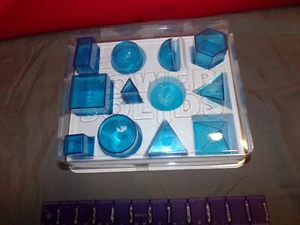 Cuisenaire Hand 2 Mind Power Solids Blue COMES IN ORIGINAL CASE - Picture 1 of 4