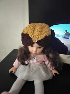 Turban Crocheted Newborn Beanie - Picture 1 of 2