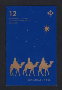 Canada MNH 2019 Christmas Magi, booklet of 12 gummed 'P' stamps - Picture 1 of 1