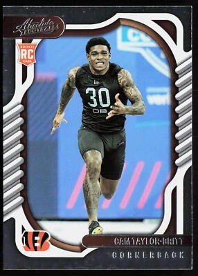 2022 Panini Absolute Retail Cam Taylor-Britt #150 Rookie RC Cincinnati Bengals - Image 1 of 2