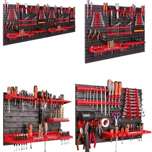 Scatole impilabili portautensili scaffale contenitore sistema di stoccaggio scaffale a parete - Foto 1 di 24