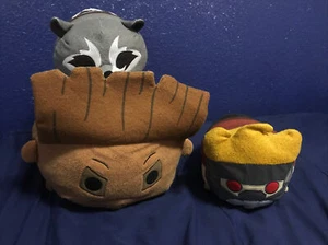 Set Tsum Tsum Plüsch Guardians of the Galaxy Marvel Groot 18 Zoll Rocket Starlord 10 Zoll - Bild 1 von 5