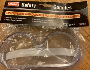 NEW ANSI Z87.1 Safety Goggles Over Glasses Clear Lens Eye Protection Eye Wear - Picture 1 of 1