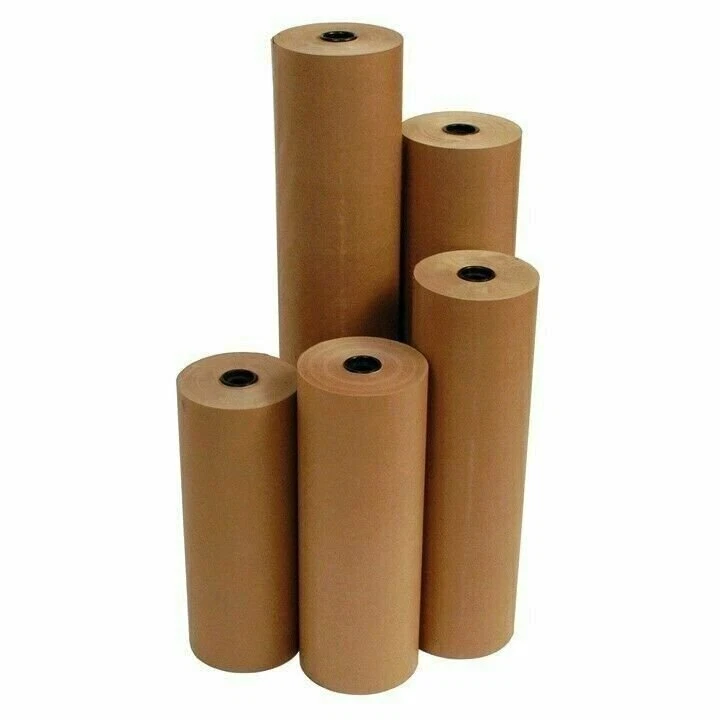 18" 40 # 900' Brown Kraft Paper Roll Shipping Wrapping Cushioning Void Fill - Image 1 of 1