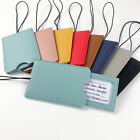 PU Leather Luggage Tag Travel Suitcase Address Name Holder Baggage Boarding Tag