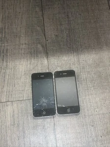 Apple iPhone Lot of 2 3G 8GB A1241 Untested Broken Screen Parts. ( Parts Only) - Picture 1 of 5