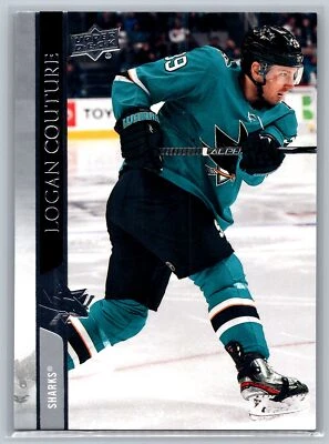 2020-21 Upper Deck #397 Logan Couture San Jose Sharks - Image 1 of 2