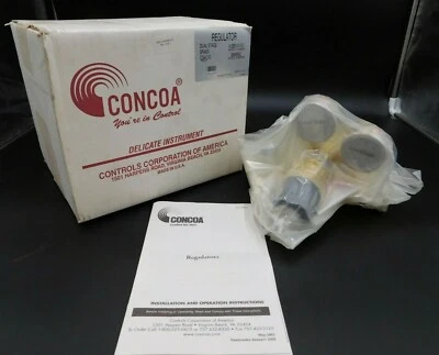 NUEVO CONCOA Serie 412 Regulador de Latón Doble Etapa, 4122601-01-510 Nuevo en Caja Foto 1 de 4