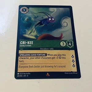 Cri-Kee - Lucky Cricket - 69/204 - Ursula's Return - Lorcana TCG - Picture 1 of 2