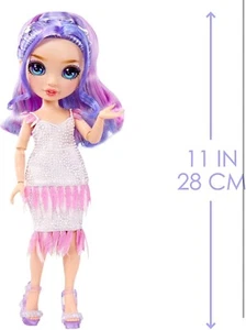 Rainbow High Fantastic Fashion Violet Willow - Purple 11” Fashion Doll and Plays - Picture 1 of 7