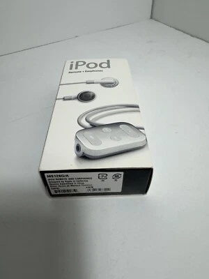 Genuine Apple iPod Remote + Earphones (New, open Box) M9128G/A, Vintage Retro - Image 1 of 4