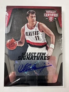 Arvydas Sabonis /49 Auto 2015-16 Totally Certified Select Few Signatures Blazers - Picture 1 of 2
