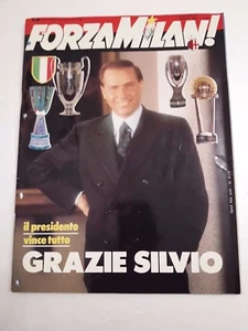Forza Milan n.1 anno 1990 Grazie Presidente / Rossoneri Diavolo Campioni - Picture 1 of 1