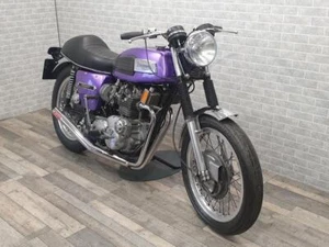 1973 TRIUMPH TRIDENT T150 Matching Numbers Piper 3-1 Exhaust TimeWarp Cafe Ra... - Picture 1 of 11