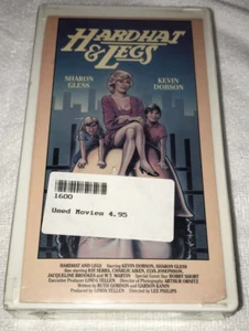 1980 Hardhat & Legs VHS Lightning Video Original Shell Case Former Rental Tags - Picture 1 of 3