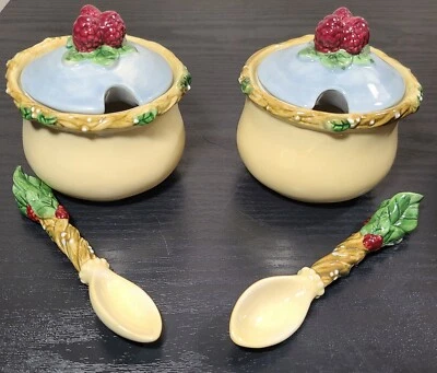 Ceramic Amscan Holiday Traditions Creamer and Sugar Set - Image 1 of 4