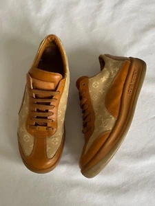 LOUIS VUITTON DAMEN MONOGRAM SNEAKER CANVAS LEDER GUMMISOHLE EU 37,5 US 6,5 - Bild 1 von 12