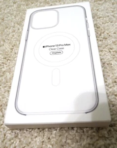 Authentic Apple Clear Hard Case iPhone 13 Pro Max (6.7") W/ Magsafe MM313ZM/A - Photo 1 sur 2
