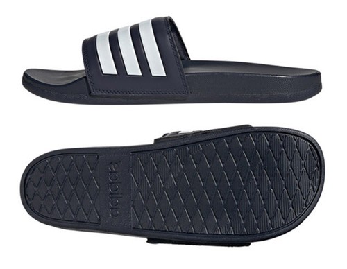 Adidas Uomo ADILETTE Pantofola Comfort Scarpe Nere Slide PALESTRA Sandali Casual GZ5892