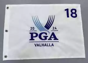 2024 PGA Championship Embroidered Pin Flag Valhalla Golf Club - Picture 1 of 3