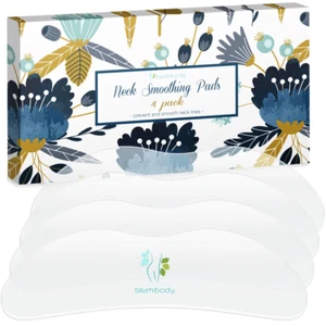 Blumbody Neck Smoothing Pads Set of 4 Silicone Pads Anti ageing reusable Wrinkle