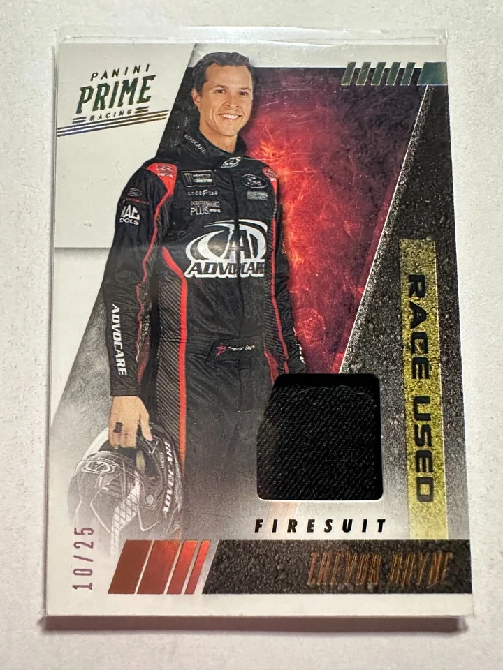 K37,685 - 2019 Panini Prime Race Used Firesuits Holo Gold #36 Trevor Bayne #/25 - Image 1 of 1