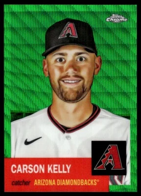 2022 TOPPS CHROME PLATINUM GREEN WAVE REFRACTOR Carson Kelly /99 Arizona - Image 1 of 2