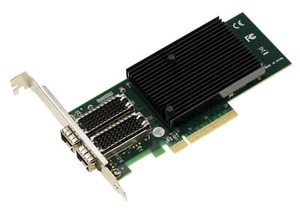 Pcie Network LAN 10G Fiber SFP+ 2 Ports - Chipset Intel X710 - 10GbE FTX710-BM2 - Picture 1 of 4