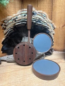 Custom Walnut Hard Gray Slate Friction Turkey Call New TR42 Pot Design 2025 - Bild 1 von 1