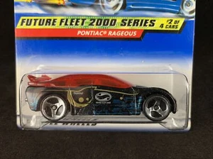2000 HOT WHEELS #002 PONTIAC RAGEOUS FUTURE FLEET SERIES #2 of 4 UNOPENED - Picture 1 of 5
