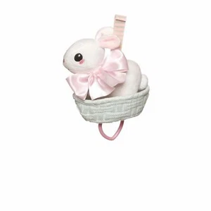 NEW Manhattan Toy Pull Musical Bunny Basket Infant Baby Activity Easter Gift - Picture 1 of 1