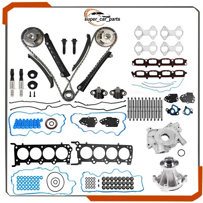 Timing Chain Oil Pump Head Gasket Set Bolts for Ford 2004-2006 F150 F250 5.4L - Изображение 1 из 4