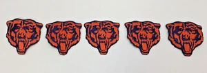 Parche de hierro de los Chicago Bears de la NFL, paquete de 5, 2"" x 2", envío gratuito - Imagen 1 de 3