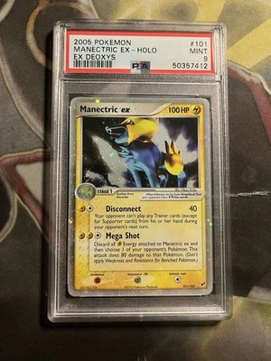 Manectric ex 101/107 Deoxys Holo PSA 9 - Image 1 of 2