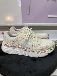 Skechers Go Run Max Cushioning Elite Damenschuhe J Gold Crown weiß 10 - Bild 1 von 8