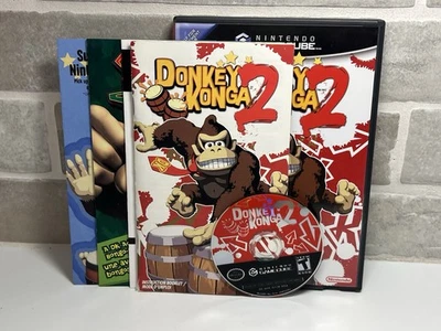 Donkey Konga 2 - Nintendo Gamecube en muy buen estado manual CIB completo con manual + insertos Foto 1 de 4