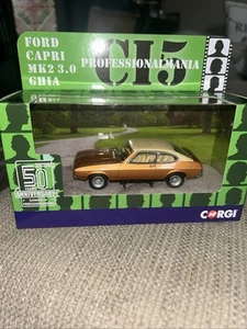 CORGI 1/43 BODIES 1976 FORD CAPRI MK2 3.0 GHIA (THE PROFESSIONALS) GOLD CP15401 - Picture 1 of 6