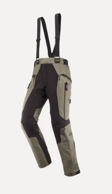Ixon Odin Waterproof Textile Motorcycle Trousers Ripstop Thermal Khaki 3 Layer - Image 1 of 2
