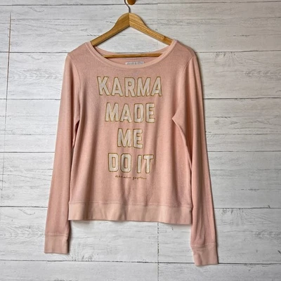 Sudadera Spiritual Gangster Mujer Talla Pequeña Rosa Karma Made Me Do It Foto 1 de 4