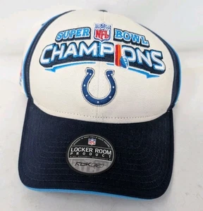 Indianapolis Colts 2007 NFL SUPER BOWL XLI Champions Locker Room Hat - Picture 1 of 8