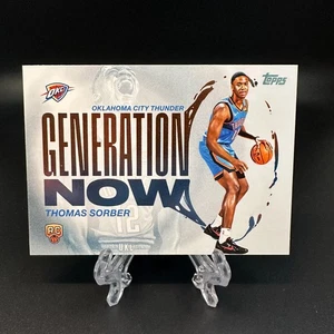 2025-26 Topps Basketball Thomas Sorber Rookie Generation Now #GN-15 OKC Thunder - Picture 1 of 2