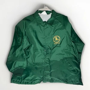 BSA Green Nylon Jacket Adult XL Pony Express Council Senior Staff CR-539 - Picture 1 of 8
