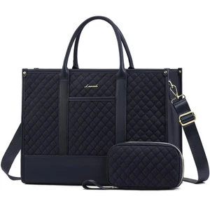 LOVEVOOK Laptop Bags for Women 15.6 inch Waterproof Work Tote Bag with Clutch... - Photo 1/9